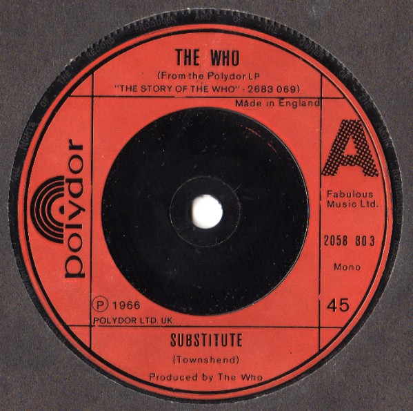 The Who – Substitute (1976, Vinyl) - Discogs