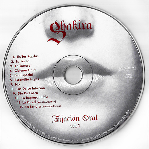 télécharger l'album Shakira - Oral Fixation Volumes 1 2