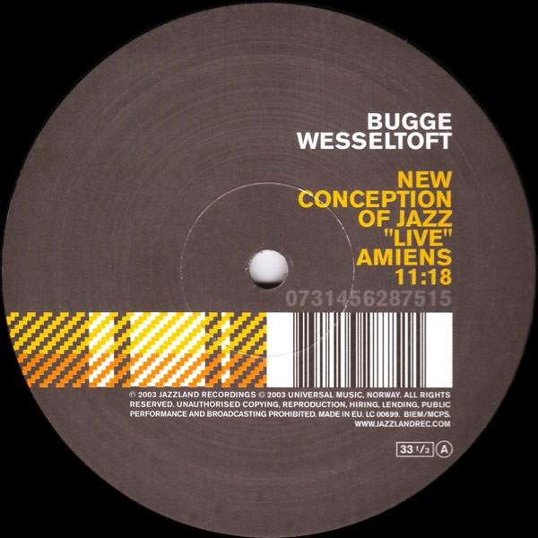 Bugge Wesseltoft – New Conception Of Jazz 