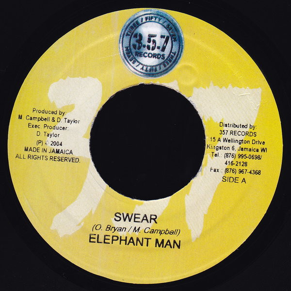 Elephant Man – Swear (2004, Vinyl) - Discogs