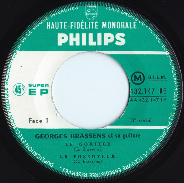 ladda ner album Brassens - Le Gorille