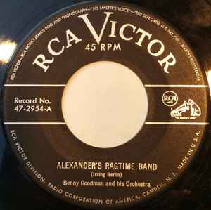 Benny Goodman And His Orchestra - Alexander's Ragtime Band / Tiger Rag album cover