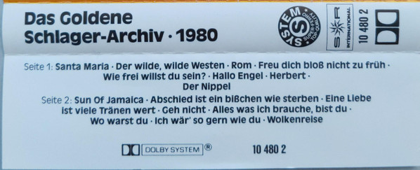 lataa albumi Various - Das Goldene Schlager Archiv Die Hits Des Jahres 1980