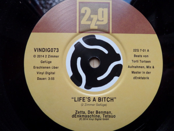 2zg – Life's A Bitch / Hagelschauer (2014, Vinyl) - Discogs