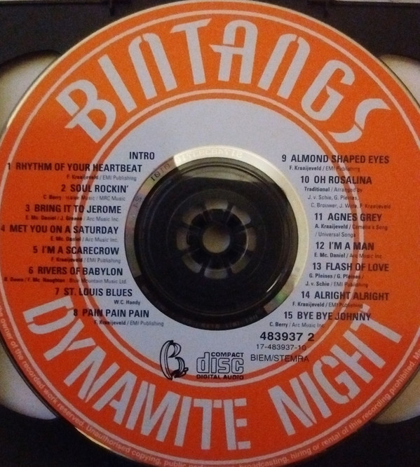 descargar álbum Bintangs - Dynamite Night Live In Paradiso 4 track demo