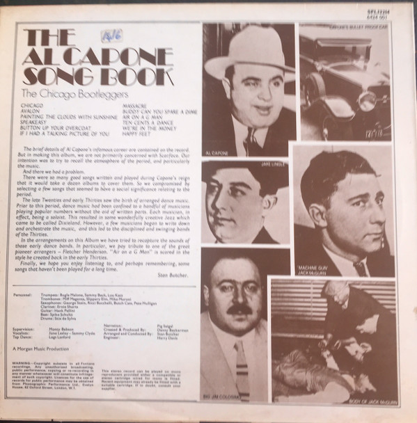 last ned album The Chicago Bootleggers - The Al Capone Song Book