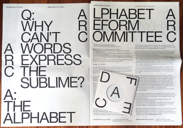 Alphabet Reform Committee Discography | Discogs