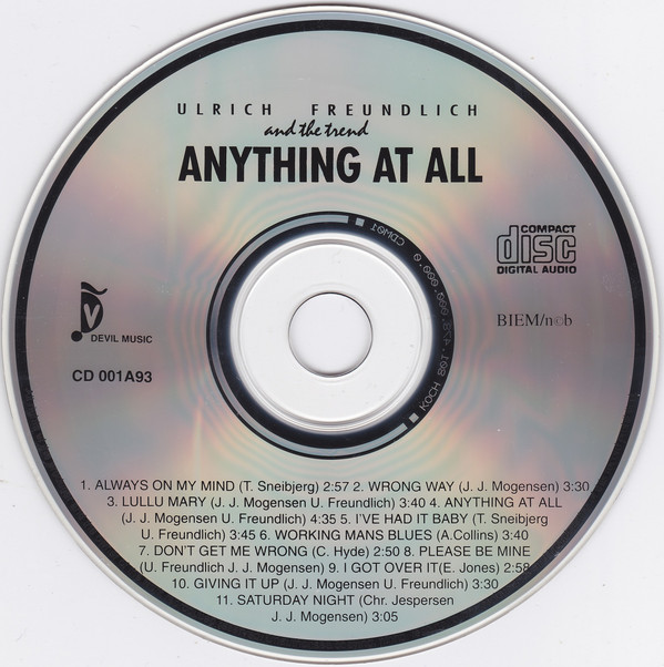 baixar álbum Ulrich Freundlich And The Trend - Anything At All