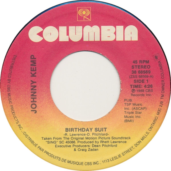 Johnny Kemp – Birthday Suit (1989, Vinyl) - Discogs