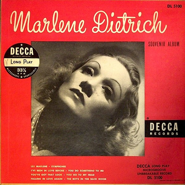 Marlene Dietrich – Souvenir Album (1955, Vinyl) - Discogs