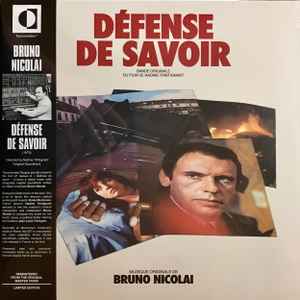 Défense De Savoir - Bruno Nicolai