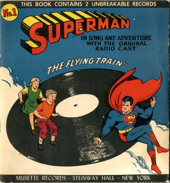 superman flying comic strip