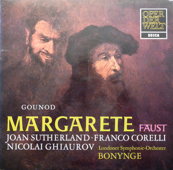 lataa albumi Gounod Joan Sutherland Franco Corelli Nicolai Ghiaurov Londoner SymphonieOrchester, Bonynge - Margarete Faust Arien Und Szenen