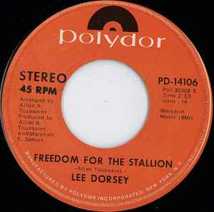 Lee Dorsey - Freedom For The Stallion album cover