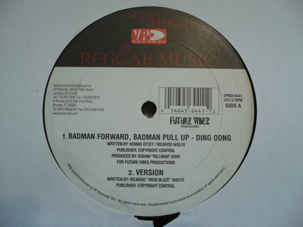 last ned album Ding Dong Richie Feelings - Badman Forward Badman Pull Up Sell Off