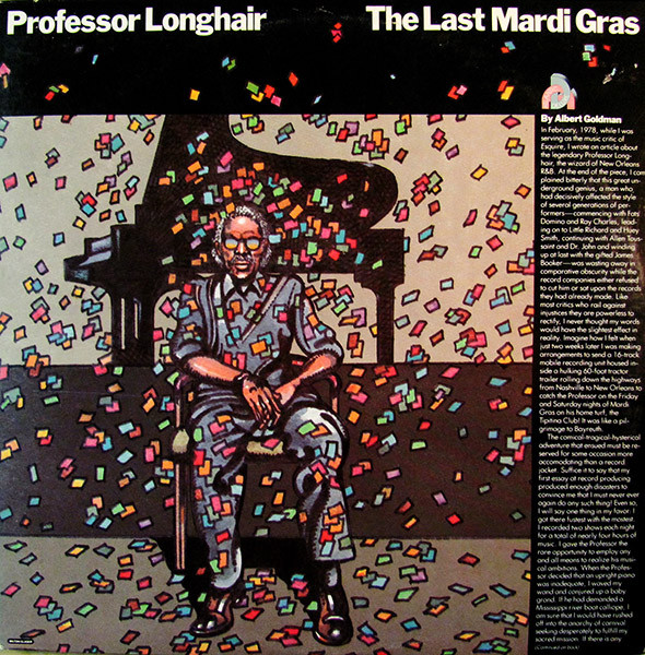 Professor Longhair – The Last Mardi Gras (1982, Vinyl) - Discogs