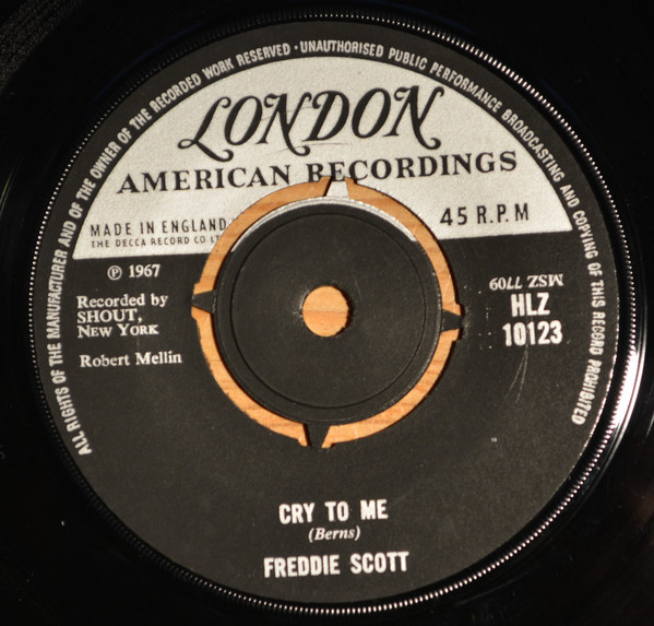 Freddie Scott – Cry To Me (1967, Vinyl) - Discogs