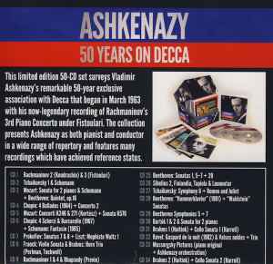 Ashkenazy – 50 Years On Decca (Original Jacket Collection) (2013