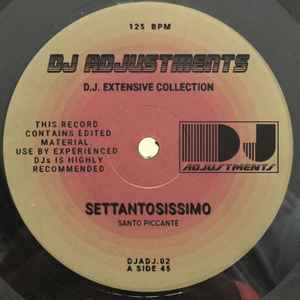 Santo Piccante - Dj Adjustments #2 album cover