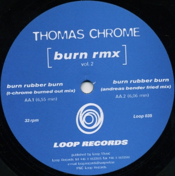 descargar álbum Thomas Chrome - Burn Rmx Vol 2