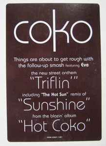 Coko – Triflin' / Sunshine (Hot Sun Remix) (1999, Vinyl) - Discogs