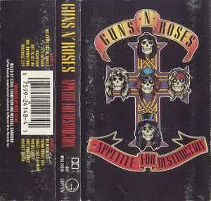 Guns N' Roses – Appetite For Destruction (1987, Cassette) - Discogs