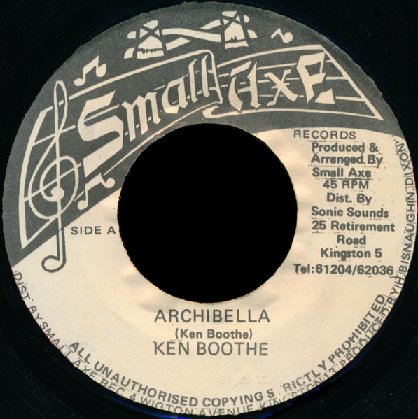 Ken Boothe – Artibella (1984, Vinyl) - Discogs