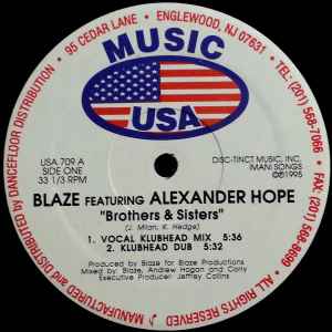 Blaze Featuring Alexander Hope - Brothers & Sisters