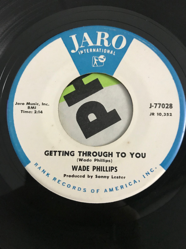 ladda ner album Wade Phillips - Getting Through To You Today