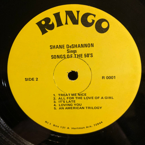baixar álbum Shane Deshannon - Shane DeShannon Sings Songs Of The 50s