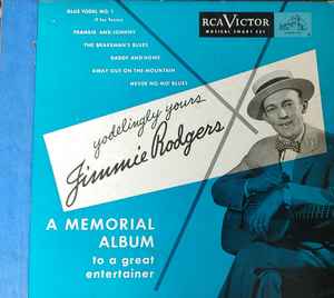 Jimmie Rodgers - Memorial Album Volume 1 album cover