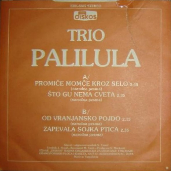 télécharger l'album Trio Palilula - Promiče Momče Kroz Selo