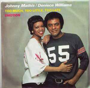 Johnny Mathis - Too Much Too Little Too Late album cover