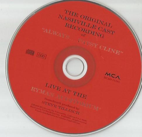 lataa albumi Mandy Barnett - The Original Nashville Cast Recordings Of Always Patsy Cline Live At The Ryman Auditorium