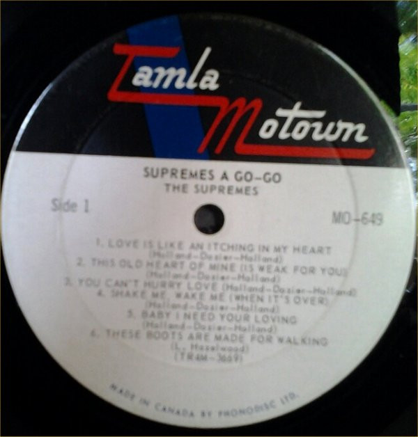 The Supremes - A' Go-Go | Tamla Motown (649) - 3