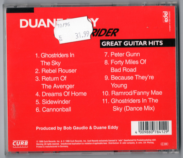 descargar álbum Duane Eddy - Ghostrider Great Guitar Hits