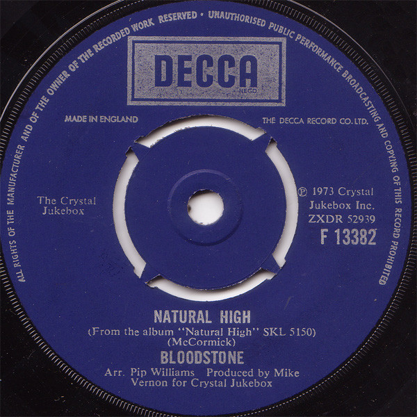 Bloodstone – Natural High (1973, Vinyl) - Discogs