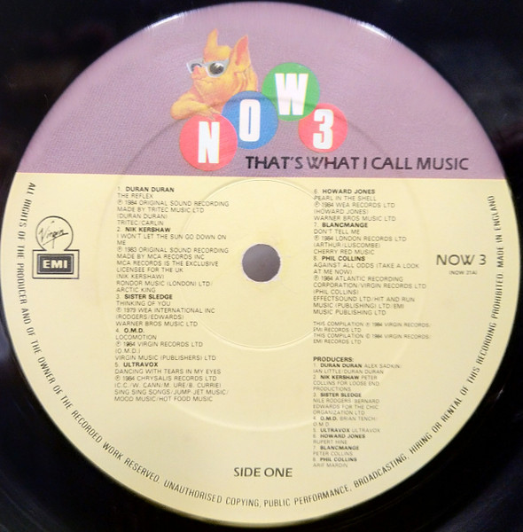 Now That's What I Call Music 3 (1984, Vinyl) - Discogs