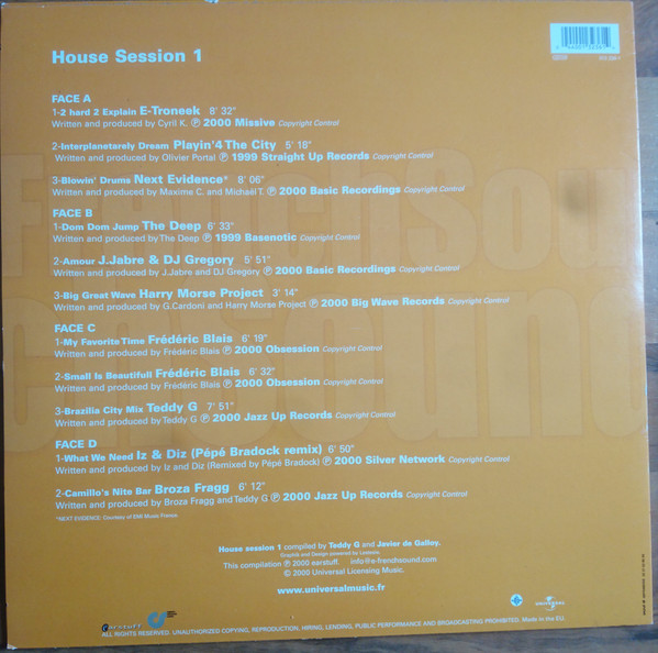 baixar álbum Various - E French Sound House Session 1 The Net Generation