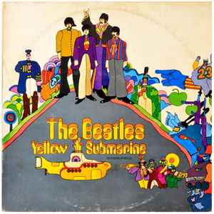The Beatles Yellow Submarine Carillon a manovella a forma di libro 