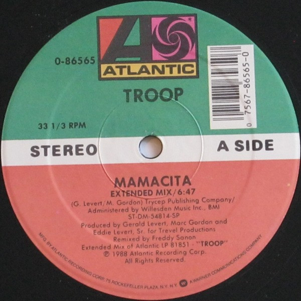 Troop – Mamacita / My Heart (1988, Vinyl) - Discogs