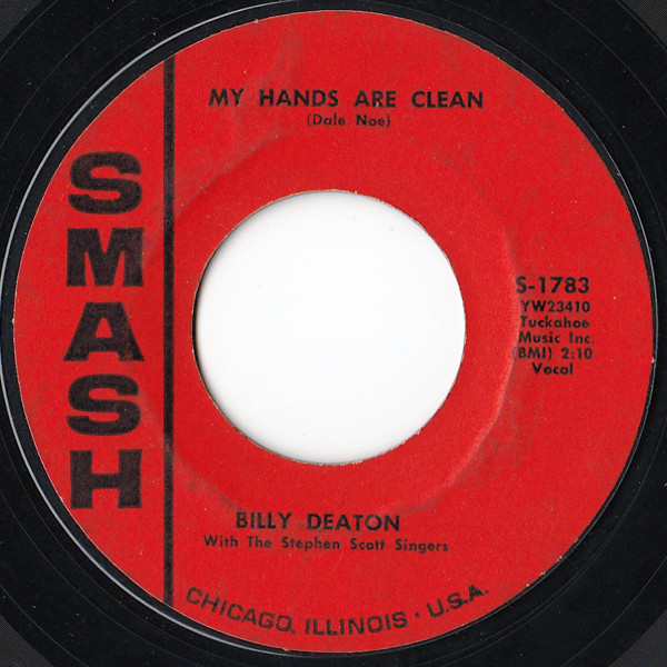 ladda ner album Billy Deaton With The Stephen Scott Singers - My Hands Are Clean