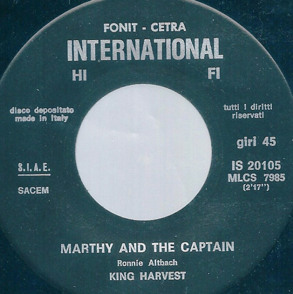 lataa albumi King Harvest - You And I Dalla Colonna Sonora Originale Del Film Incontro
