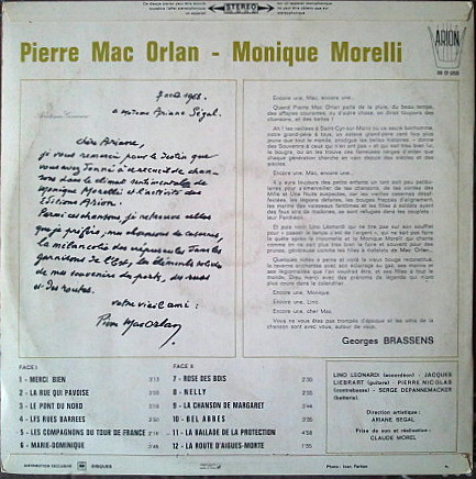 ladda ner album Monique Morelli - Pierre Mac Orlan