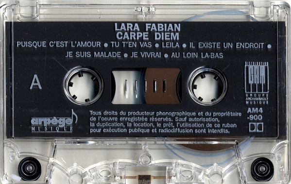 Lara Fabian - Carpe Diem | Arpège Musique (AM4-900) - 3