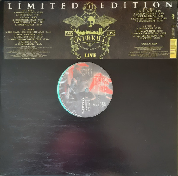 Overkill – Wrecking Your Neck (Live) (1995, Green, Vinyl) - Discogs