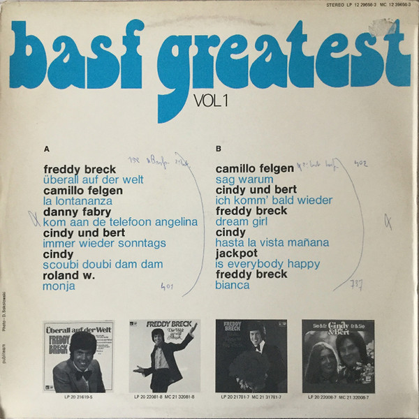 descargar álbum Various - BASF Greatest Vol 1