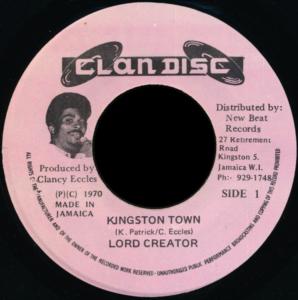 Lord Creator – Kingston Town (Vinyl) - Discogs