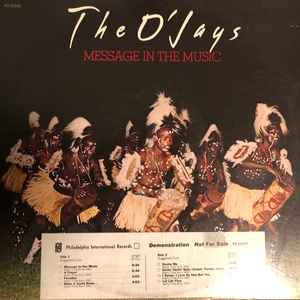 The O'Jays – Message In The Music (1976, Vinyl) - Discogs