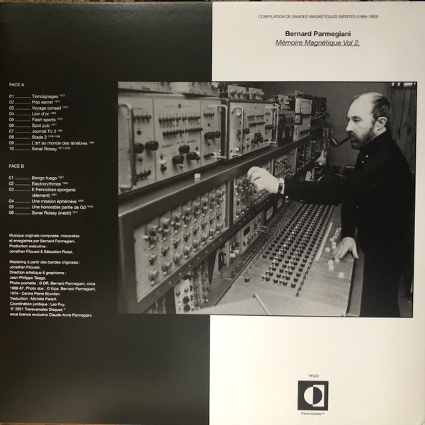 Bernard Parmegiani - Mémoire Magnétique, Vol​ 2. (Compilation De Bandes Magnétiques Inédites (1966-1993)) | Transversales Disques (TRS22) - 2